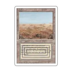WotC MtG 3rd Ed Scrubland (R) Fair - Image 1