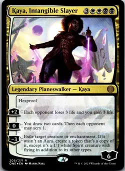 Foil Kaya, Intangible Slayer R Phyrexia: All Will Be One 205 MP - Image 1