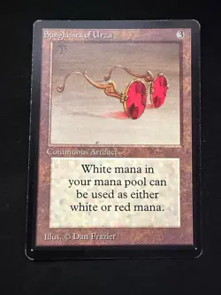 Magic The Gathering: Beta Sunglasses of Urza MTG Beta - Image 1