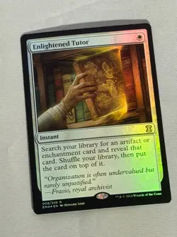 MTG FOIL Enlightened Tutor Eternal Masters Magic the Gathering - Image 1