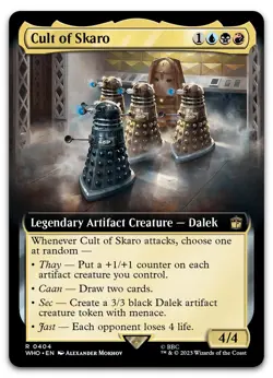 Cult of Skaro (Extended Art) #404 (NM) Doctor Who WHO Magic MTG - Image 1