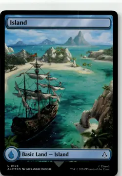 Island (0103) L Universes Beyond: Assassin's Creed 103 Foil NM - Buy 10 Get 10 F - Image 1