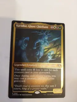 Karador, Ghost Chieftain (Foil Etched) Commander Masters Foil - Image 1