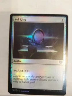 Sol Ring Commander Masters Foil - Image 1