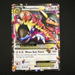Mega Kangaskhan EX 79/106 Pokemon Flashfire MP - Image 1