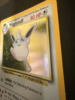 Pokemon Wigglytuff Jungle Holo Rare Card 16/64 80 HP 1999 Wizards No Set Symbol - Image 3