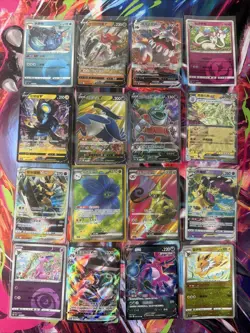 Pokemon 16 Card Lot nm V Max Mega Amazing Ex HOLO Rare Hits Only B14 - Image 1