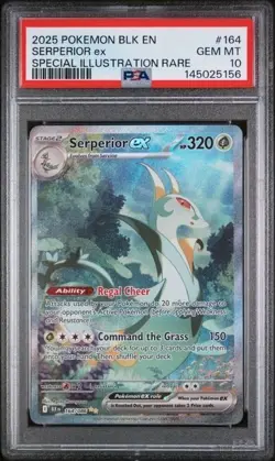 Serperior EX Sir 164/086 Black Bolt PSA 10 Pokemon TCG - Image 1