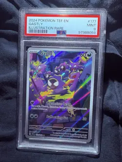 Pokemon TCG Gastly IR Temporal Forces PSA 9 177/162 - Image 1