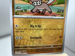 Pokemon Rockruff 084/159 SV09 Journey Together Reverse Holo Common NM 2025 TCG - Image 4