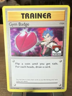 Pokemon Gym Badge (Koga) XY207 XY Holo Promo Trainer English - LP - Image 1