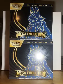 Pokemon Mega evolution Lucario Elite Trainer Box (2) ETB Factory Sealed - Image 1