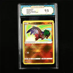 TQG 9.5 MINT+ 2022 Pokemon ENG Radiant Hawlucha 081/189 Radiant Rare - Image 1