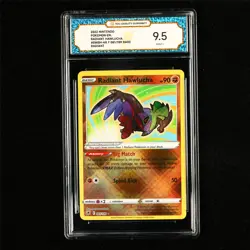 TQG 9.5 MINT+ 2022 Pokemon ENG Radiant Hawlucha 081/189 Radiant Rare - Image 2