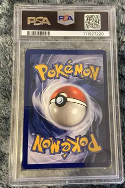 Pokemon Moltres Fossil 12/62 Holo Rare 1st Edition 1999 PSA 8 - Image 2