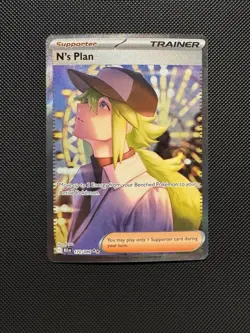 Pokemon TCG N’s Plan 170/086 Sv: Black Bolt Special Illustration Rare Near Mint - Image 1