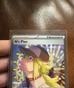 Pokemon TCG N’s Plan 170/086 Sv: Black Bolt Special Illustration Rare Near Mint - Image 4