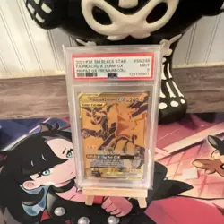 Pokemon Pikachu & Zekrom GX SM248 Full Art TAG TEAM Promo Holo PSA 9 2021 - Image 1