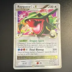 Pokemon Rayquaza C LV.X DP47 Diamond & Pearl Promo Level Up Holo Card - Image 1