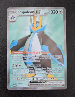 Pokemon Impoleon EX 114/094 Ultra Rare Fatale Flammen DE NM Pokemon #2 - Image 1