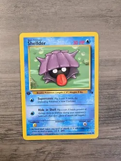 Pokemon TCG Shellder 1st Edition Fossil 54/62 NM - Image 1
