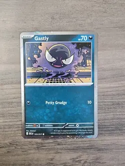 Pokemon TCG Gastly 123/217 Ascended Heroes Cosmo Holo Promo NM - Image 1