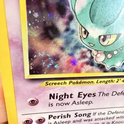 SWIRL Misdreavus 11/64 Neo Revelation Holo Rare Unlimited 2000 Pokemon TCG - Image 2