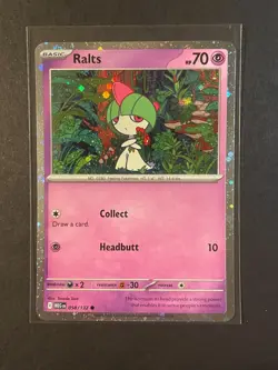 Pokemon Ralts 058/132 Mega Evolution Cosmos Holo Common Promo NM - Image 1