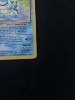 Pokemon TCG Blastoise 2/102 Base Set 1999 WOTC Vintage Holo Rare MP - Image 3