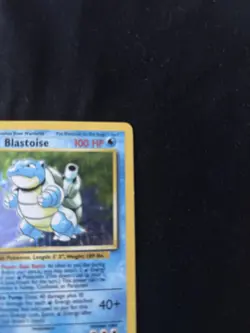 Pokemon TCG Blastoise 2/102 Base Set 1999 WOTC Vintage Holo Rare MP - Image 4