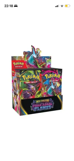 Phantasmal Flames Booster Pack - New, Sealed, English - Pokemon TCG - UK Seller - Image 1