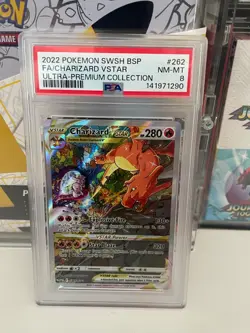 Pokemon TCG : Charizard VSTAR Promo SWSH262 PSA 8 - Image 1