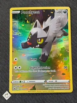 Poochyena GG33/GG70 - Crown Zenith Galarian Gallery Holo Pokemon TCG NM - Image 1