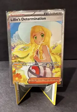 Pokemon Lillie's Determination Mega Evolution SIR 184/132 -NM - Image 1