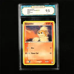 TQG 9.5 MINT+ 2006 Pokemon ENG Growlithe 4/12 - Image 1