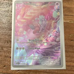 Pokemon Tinkatink Illustration Rare Holo Sv02 Paldea Evolved 216/193 60 HP - Image 1