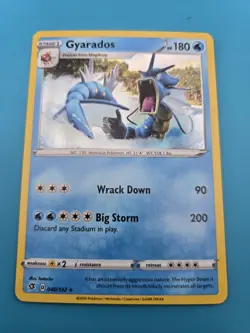 Gyarados 040/192 Holo Rebel Clash Pokemon TCG NM - Image 1