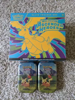 Pokemon Ascended Heroes Elite Trainer Box ETB And 2 Mini Tins Factory Sealed - Image 1