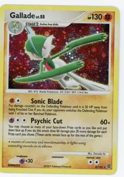 2007 Pokemon Gallade 6/132 Holofoil Secret Wonders Moderately Played - Image 1