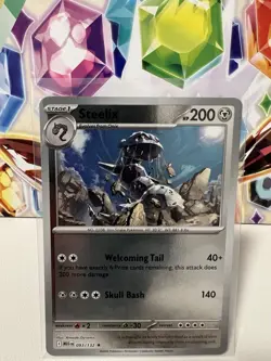 Steelix 093/132 Reverse Holo Rare - Pokemon TCG Mega Evolution - NM - Image 1