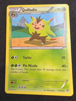 Quilladin 10/162 Uncommon BREAKthrough Pokemon 2015 - Image 1