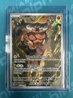 Landorus Illustration Rare 131/086 Pokemon Black Bolt English IR - Image 1