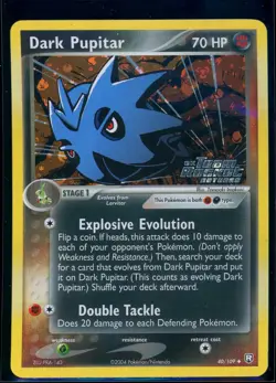 Pokemon EX TEAM ROCKET RETURNS - #40/109 Pupitar - Reverse Holo - ENG - LP - Image 1