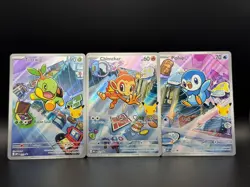 Pokemon 2026 First Partner Illustration Collection Series 1 - Sinnoh Starters - Image 1