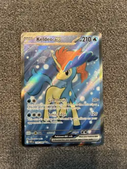 Keldeo ex 159/086 - Full Art - White Flare - Pokemon TCG - Near Mint NM - Image 1