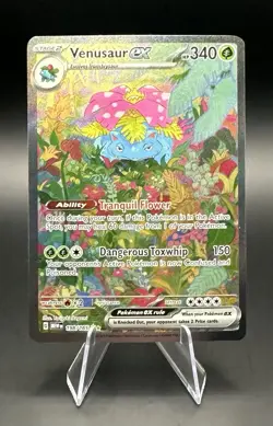 POKEMON 151 VENUSAUR EX - 198/165 - SPECIAL ILLUSTRATION RARE Free Shipping - Image 1
