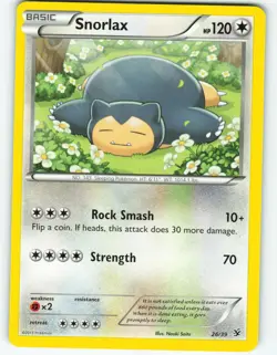 Snorlax - 26/39 Kalos Starter Set - Pokemon TCG - 2013 - Image 1