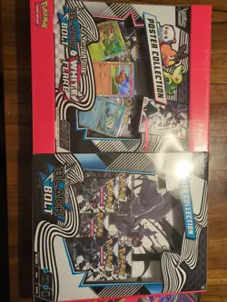 Pokemon TCG Black Bolt & White Flare Binder And Unova Poster Collection SEALED - Image 1