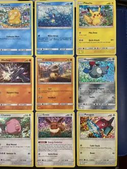 Pokemon McDonald’s 2018 Complete Holo Set 12/12 Pikachu Eevee MP/LP - Image 3