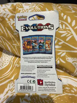 Pokemon TCG XY Evolutions Sleeved English Booster Blister Pack - Charizard Art - Image 2